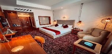 هتل ویدا کیش دو تخته دریا نمای داخل اتاق